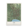 Map of Lehi, Utah, 12 x 18 inch unframed archival matte print