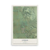 Map of Lyman, Utah, 12 x 18 inch unframed archival matte print