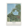 Map of Magna, Utah, 12 x 18 inch unframed archival matte print