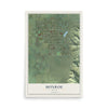 Map of Monroe, Utah, 12 x 18 inch unframed archival matte print