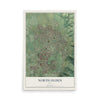 Map of North Ogden, Utah, 12 x 18 inch unframed archival matte print