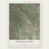 Peruvian Park, Utah map print, the full design