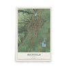 Map of Richfield, Utah, 12 x 18 inch unframed archival matte print