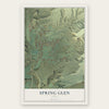 Spring Glen, Utah map print, the full design