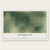Sutherland, Utah map print, the full design