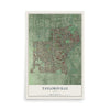 Map of Taylorsville, Utah, 12 x 18 inch unframed archival matte print