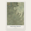 Tselakai Dezza, Utah map print, the full design