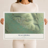 Map of Wallsburg, Utah, 12 x 18 inch unframed archival matte print
