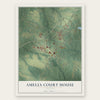 Amelia Court House, Virginia map print, the full design