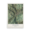 Map of Appalachia, Virginia, 12 x 18 inch unframed archival matte print