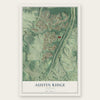 Austin Ridge, Virginia map print, the full design