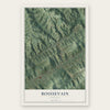 Boissevain, Virginia map print, the full design