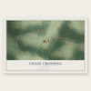 Chase Crossing, Virginia map print, the full design