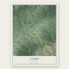 Clary, Virginia map print, the full design