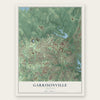 Garrisonville, Virginia map print, the full design