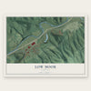 Low Moor, Virginia map print, the full design