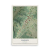 Map of Madison, Virginia, 12 x 18 inch unframed archival matte print