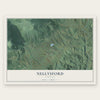 Nellysford, Virginia map print, the full design