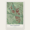 One Loudoun, Virginia map print, the full design