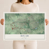 Map of Bon Air, Virginia, 12 x 18 inch unframed archival matte print