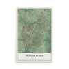 Map of Franklin Farm, Virginia, 12 x 18 inch unframed archival matte print