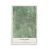 Map of Glen Allen, Virginia, 12 x 18 inch unframed archival matte print