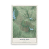 Map of South Run, Virginia, 12 x 18 inch unframed archival matte print