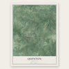 Quinton, Virginia map print, the full design