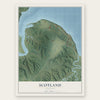 Scotland, Virginia map print, the full design
