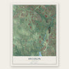 Sycolin, Virginia map print, the full design
