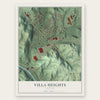 Villa Heights, Virginia map print, the full design