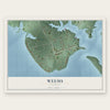 Weems, Virginia map print, the full design