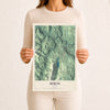 Map of Berlin, Vermont, 12 x 18 inch unframed archival matte print