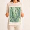 Map of Bloomfield, Vermont, 12 x 18 inch unframed archival matte print