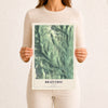Map of Braintree, Vermont, 12 x 18 inch unframed archival matte print