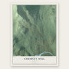 Chimney Hill, Vermont map print, the full design