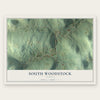 South Woodstock, Vermont map print, the full design