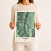 Map of Warren, Vermont, 12 x 18 inch unframed archival matte print