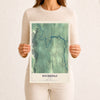 Map of Weybridge, Vermont, 12 x 18 inch unframed archival matte print