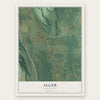 Alger, Washington map print, the full design
