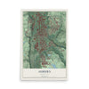 Map of Auburn, Washington, 12 x 18 inch unframed archival matte print