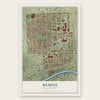 Bemiss, Washington map print, the full design