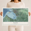Map of Blaine, Washington, 12 x 18 inch unframed archival matte print