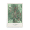 Map of Bothell, Washington, 12 x 18 inch unframed archival matte print