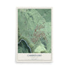 Map of Carbonado, Washington, 12 x 18 inch unframed archival matte print