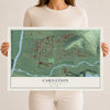 Map of Carnation, Washington, 12 x 18 inch unframed archival matte print
