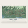 Central Park, Washington map print, the full design