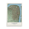 Map of Clarkston, Washington, 12 x 18 inch unframed archival matte print