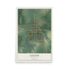 Map of Colton, Washington, 12 x 18 inch unframed archival matte print