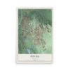 Map of Duvall, Washington, 12 x 18 inch unframed archival matte print